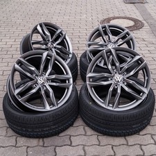 18 Zoll Alufelgen RS3 für VW Passat B8 3C Sharan ID.4 Pure Tiguan Grau Palladium