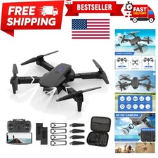 Mini Drone with Camera 4K HD FPV, headless mode,Altitude Hold, Gesture Selfie...