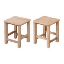 Sgabelli in legno in panchina seduta in panchina quadrata per comodino