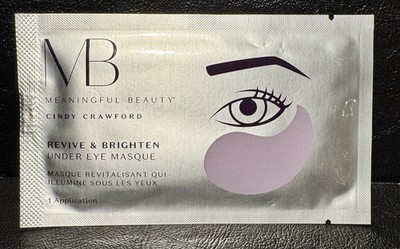 Meaningful Beauty Revive & Brighten Under Eye Masque Cindy Crawford Sealed