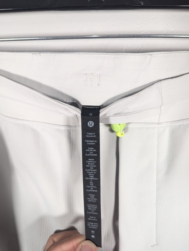 Lululemon Fast Free Vapor Cold Weather Running Zip Pockets Pants Men's L White - Picture 8 of 11