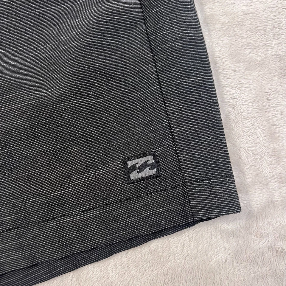 Pantalones Cortos Híbridos Billabong Para Hombre Cintura 33 Negros Crossfire Sumergibles Secado Rápido Foto 2 de 4