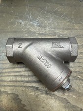 NEW MATCO 150 2  Y-Strainer Solid Brass Bronze Mesh Filter Strainer 1J3862-Z5