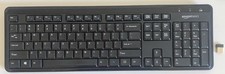 Amazon Basics 2.4GHz Wireless Keyboard, Quiet...