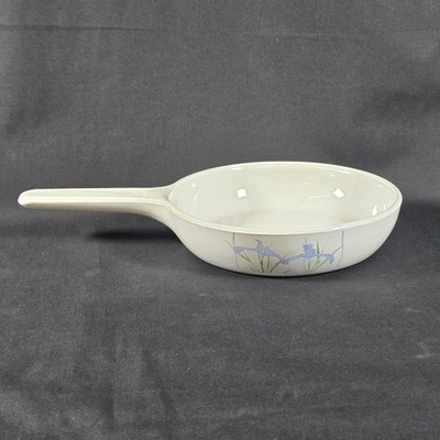CORNING WARE S-6-B Waffle Bottom Shadow Iris 7'' Skillet Saucepan