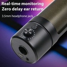 Clear Sound USB Desktop Microphone with Color For Gamers Streamers Easy Setting