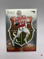 🏈🔥Drake Maye Certified Rookie #3 2024 Panini Select Football RC