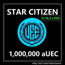 STAR CITIZEN - 1,000,000 aUEC Alpha UEC for 4.10.2 LIVE