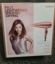 BaByliss Elegance 2100 Ionic Hair Dryer with 3 Heat and 2 Speed Settings New Box
