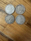 105  Grams Of 90% Silver 2 Morgan’s & 2 Peace Silver Dollars Lower Grade
