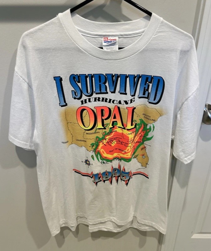 I Survived Hurricane Opal Shirt Adult Large Storm Shirt