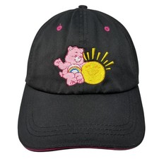 Care Bears Slideback Hat Black One Size Adjustable Embroidered Shein