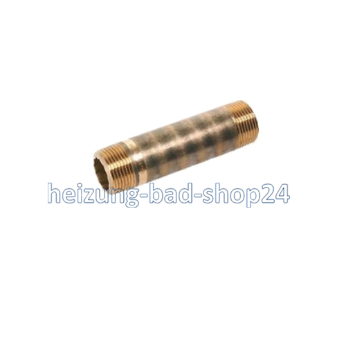 1 Rotguss Fitting Gewindefitting Rohrnippel 3/4"x100mm Nr. 3530 - Picture 1 of 1