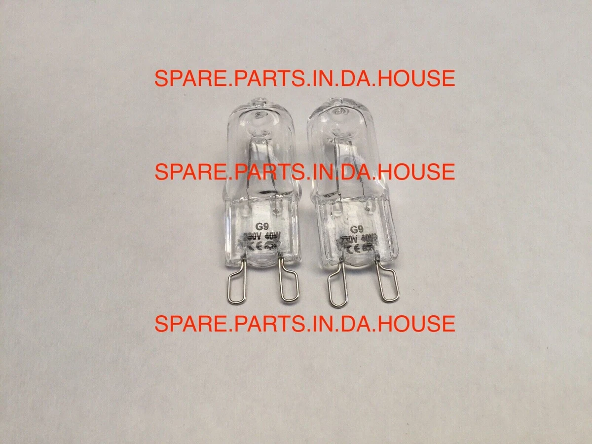 2 x 40W IKEA Oven Halogen Lamp Light Bulb Globe GRANSLOS 503.220.55 949717035