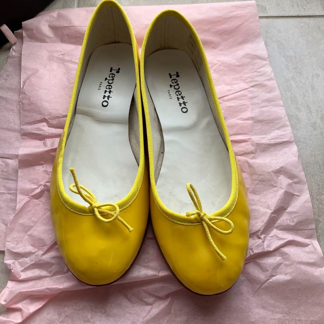 Repetto イエロー バレエシューズ 39 Repetto イエロー バレエシューズ 39 Repetto イエロー バレエシューズ 39