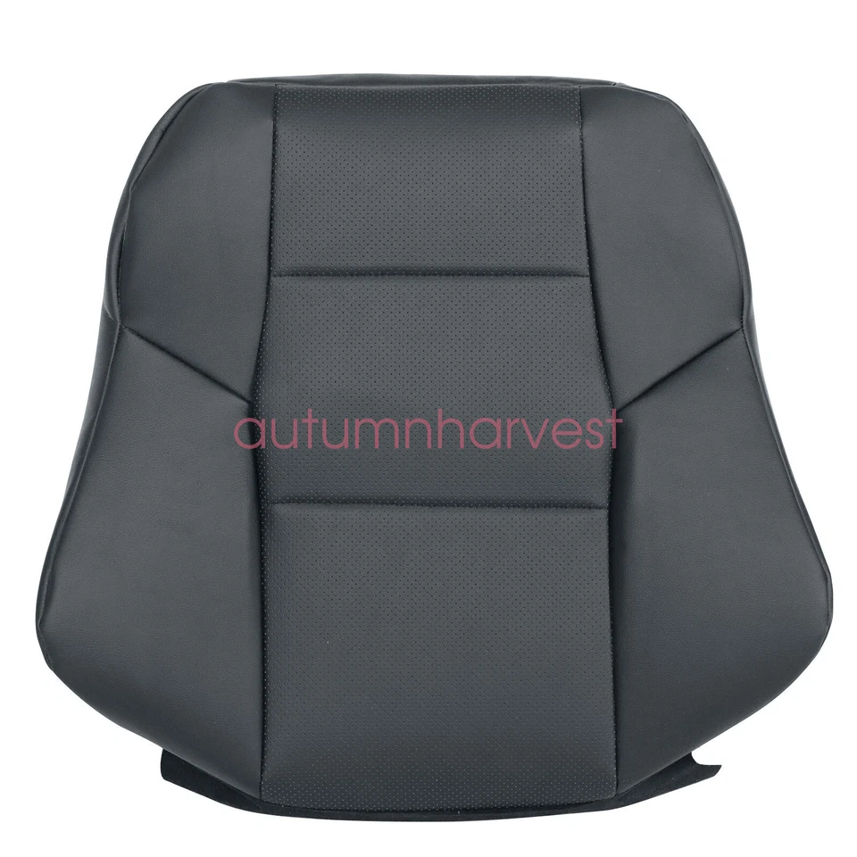 For 2005 to 2007 Mercedes Benz C230 Driver & Passenger Leather Seat Cover Black - Image 4 of 4