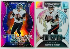 Desmond Ridder 2022 Rookies & Stars Crusade White /149 Stellar Rookies Pink /75