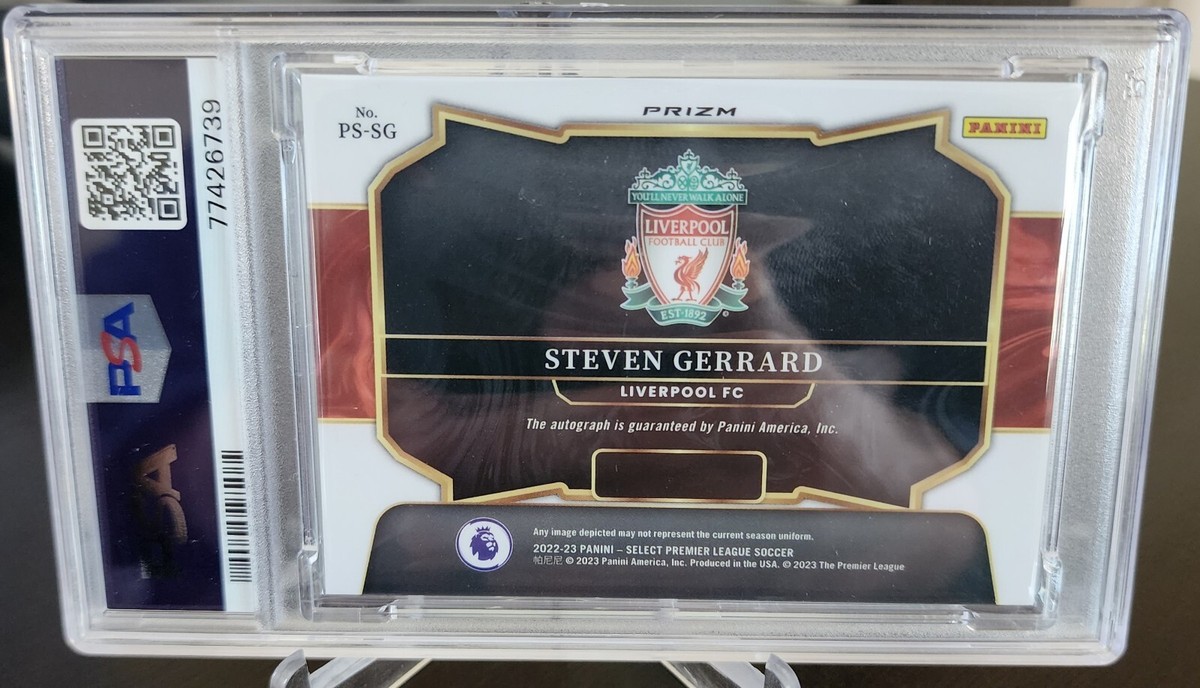 スポーツ steven gerrard Steven Gerrard Autograph 2022-23 Panini Prizm Select