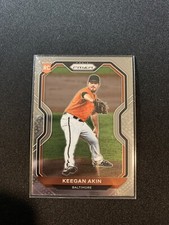Keegan Akin 2021 Panini Prizm #14 RC Baltimore Orioles