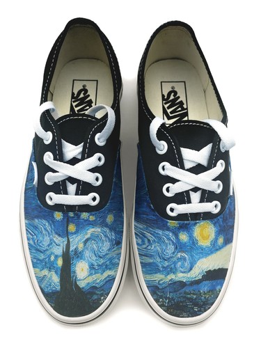 starry night custom vans