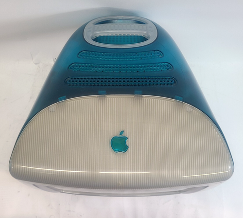 Vintage Apple iMac G3/333 Blueberry w/ Original Box & Accessories NO HDD - Afbeelding 4 van 24