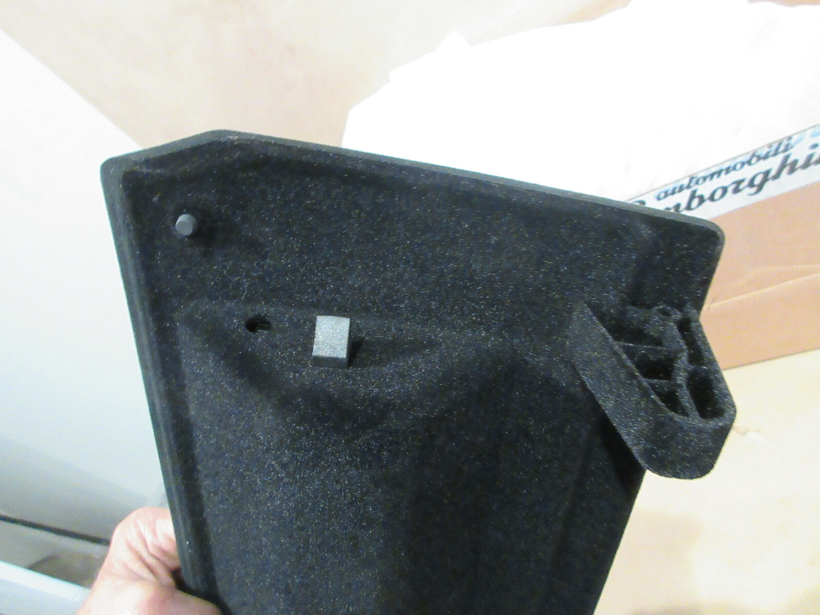 Lamborghini Huracan - Glove Compartment Lid Alcantara LHD - P/N 4T1857120D