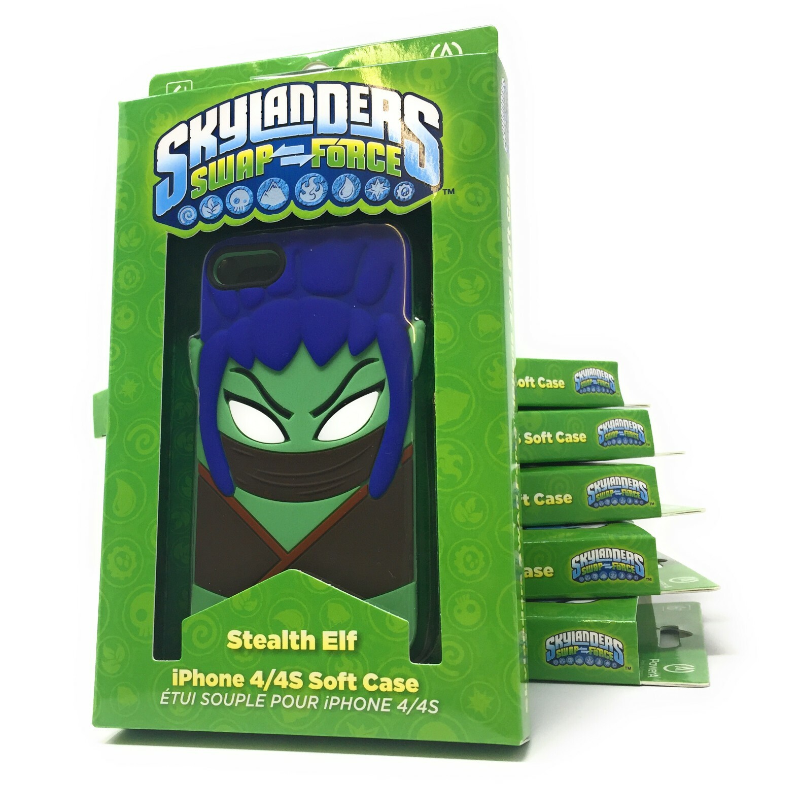 Job Lot of 47 x Skylanders Swap Force 3D Silicone Case iPhone4/4S Stealth Elf