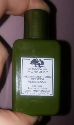 ORIGINS Dr. Andrew Weil Mega Mushroom Soothing Treatment Lotion 1oz Dlx Trav Sz