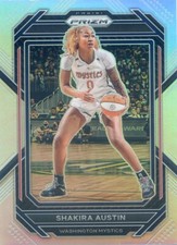 2023 Panini Prizm WNBA SHAKIRA AUSTIN #70 SILVER PRIZM MYSTICS
