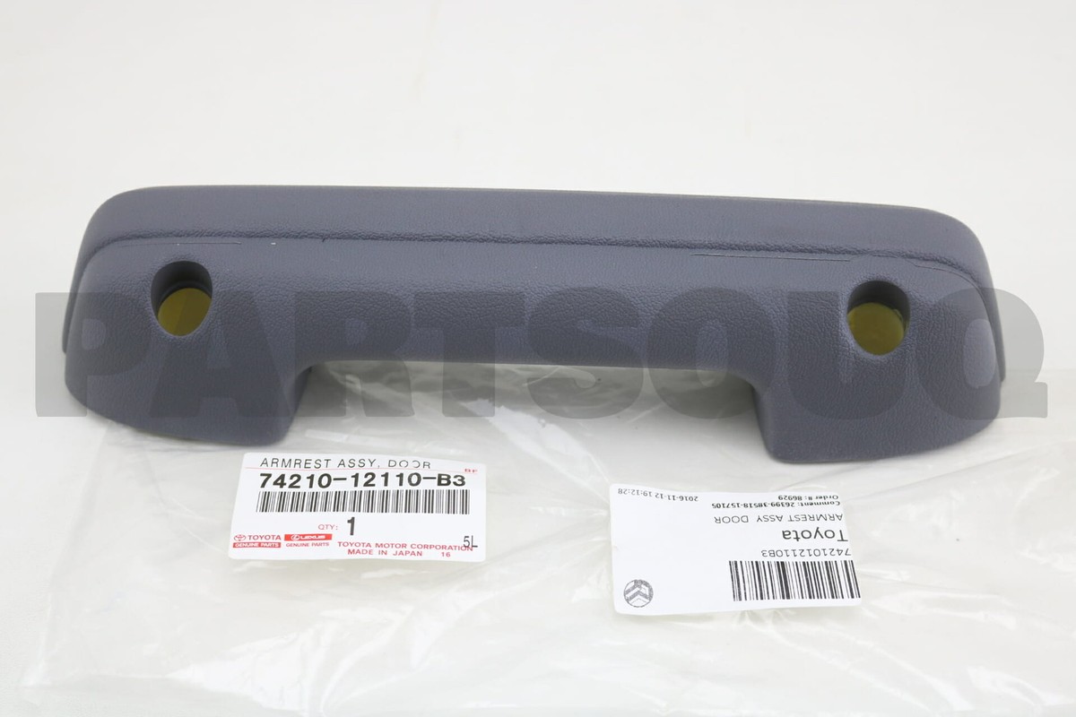 7421012110B3 Genuine Toyota ARMREST ASSY, FRONT, RH/LH 74210-12110