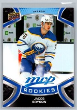 Jacob Bryson 2021-22 Upper Deck MVP Blue Set Break SP #224 Buffalo Sabres RC