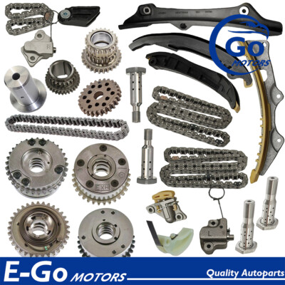 Timing Chain Kit Camshaft VVT Solenoid For Chrysler Ram 1500 3500 Voyager LX 3.6