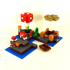 LEGO Minecraft The Mushroom Island Set 21129 Complete with Instructions No Box