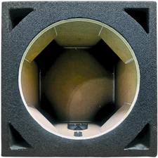 12" Single Empty Midbass Speaker Bass Subwoofer Enclosure Box Car Audio Stereo