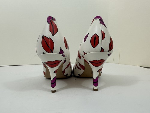 INC International Concepts Womens Zitah Lips Kiss Pumps Heels White Size 7M - Picture 5 of 6