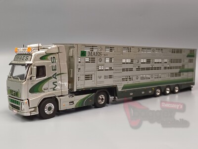 Tekno - Volvo FH02 GL mit 3achs Viehtransportauflieger - Maes - B -'' Neu OVP