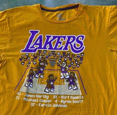 Lakers James Worthy Kurt Rambis Michael Cooper Byron Scott