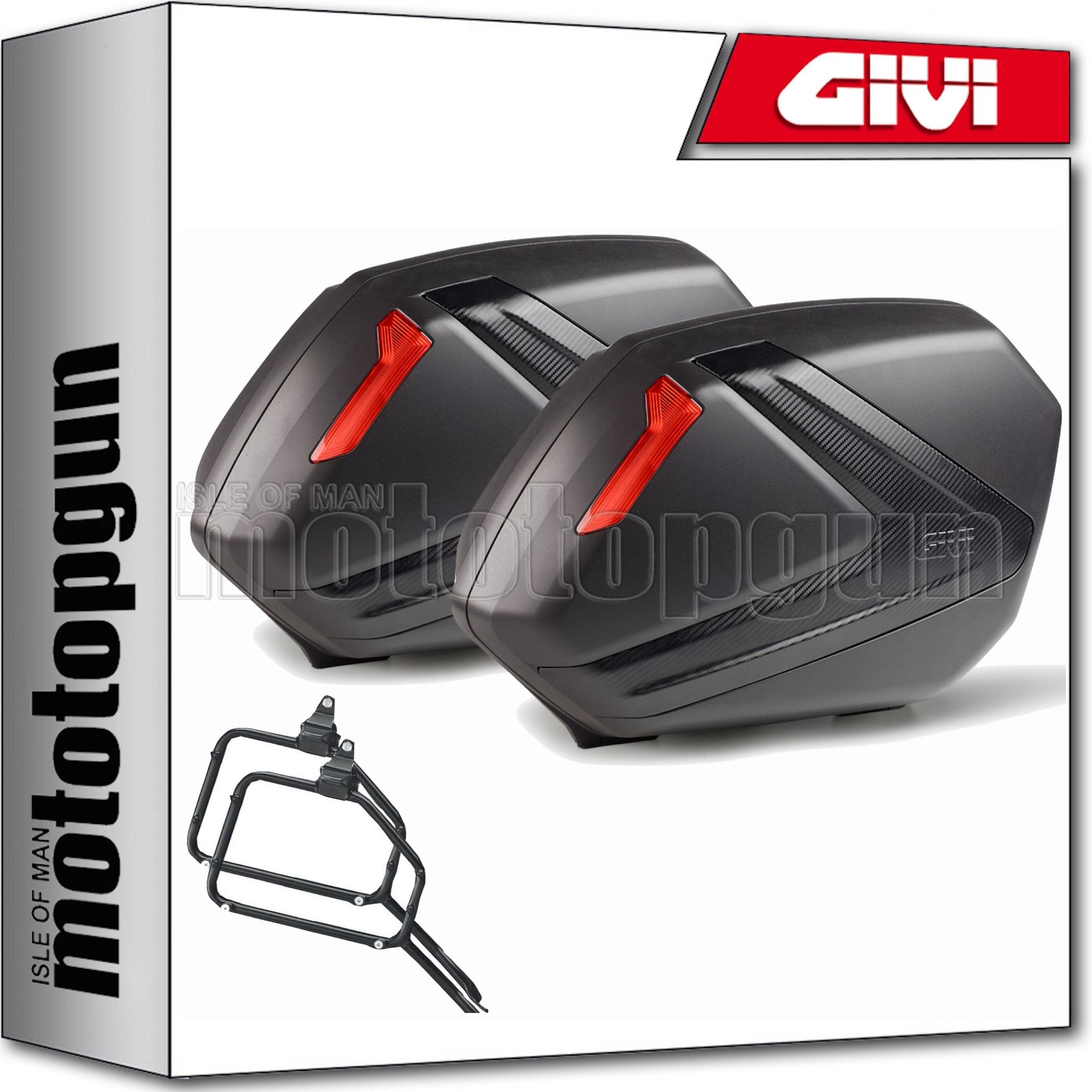 GIVI V37NN VALIGIE LATERALI + PORTAVALIGIE SUZUKI V-STROM 1050 2020 20 2021 21