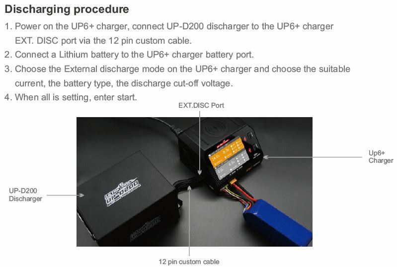 Ultra Power Technology - D200 15A/200W Discharger (use with
