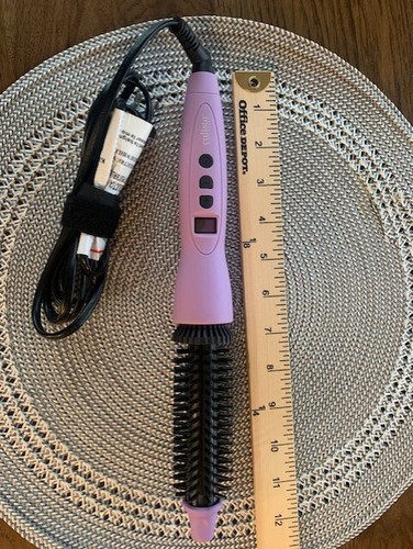 CALISTA PERFECTER HEATED ROUND STYLING BRUSH PINK Tested - Picture 2 of 3
