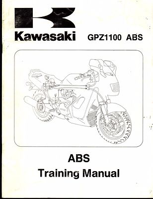 1996 KAWASAKI GPZ1100 ABS TRAINING SERVICE MANUAL P/N 99964-0059