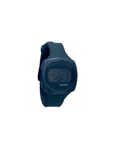 navy blue digital watch