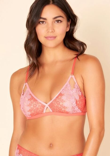 NWT Cosabella Veneto Open Bra Bralette Size: Small Color: Rossa