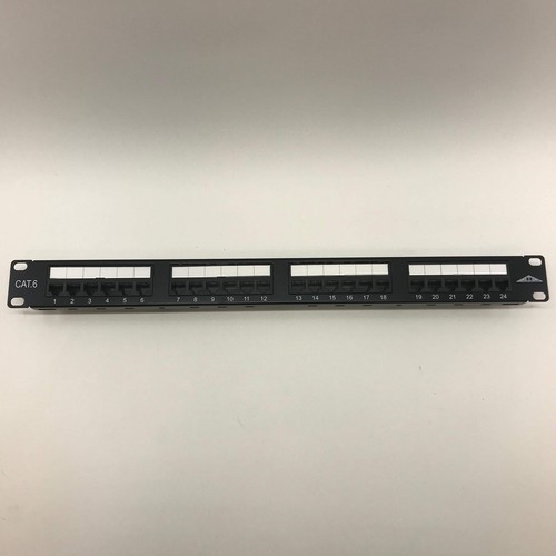 New Allen Tel Prod. Inc. 24-Port Cat. 6 Patch Panel AT66-PNL-24 - Afbeelding 2 van 8