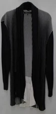 Gorgeous Women's 'High Street' black white 35" long sleeve fashion sweater XL