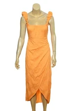 Free People At Dusk Midi Dress XS 2 Women's Casual Sleeveless Midi NEW 39725