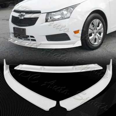 For 2011-2014 Chevrolet Cruze Painted White Front Bumper Splitter