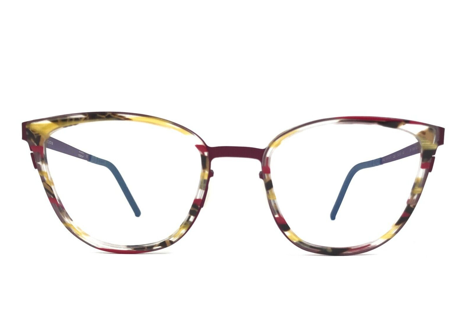 Оправа для очков Blackfin BF845 MARYPORT COL.913 Красно-желтая с полной оправой 51-20-145