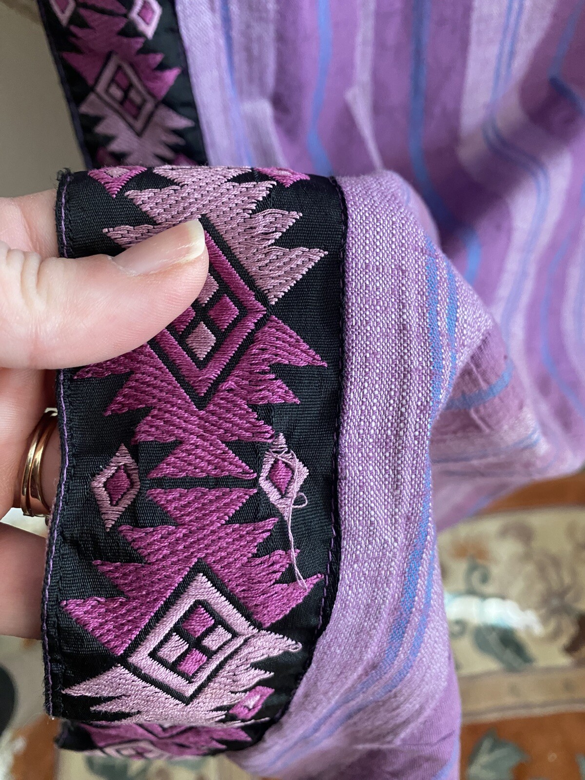 Mountain Artisans Vintage Patchwork Gown - image 11