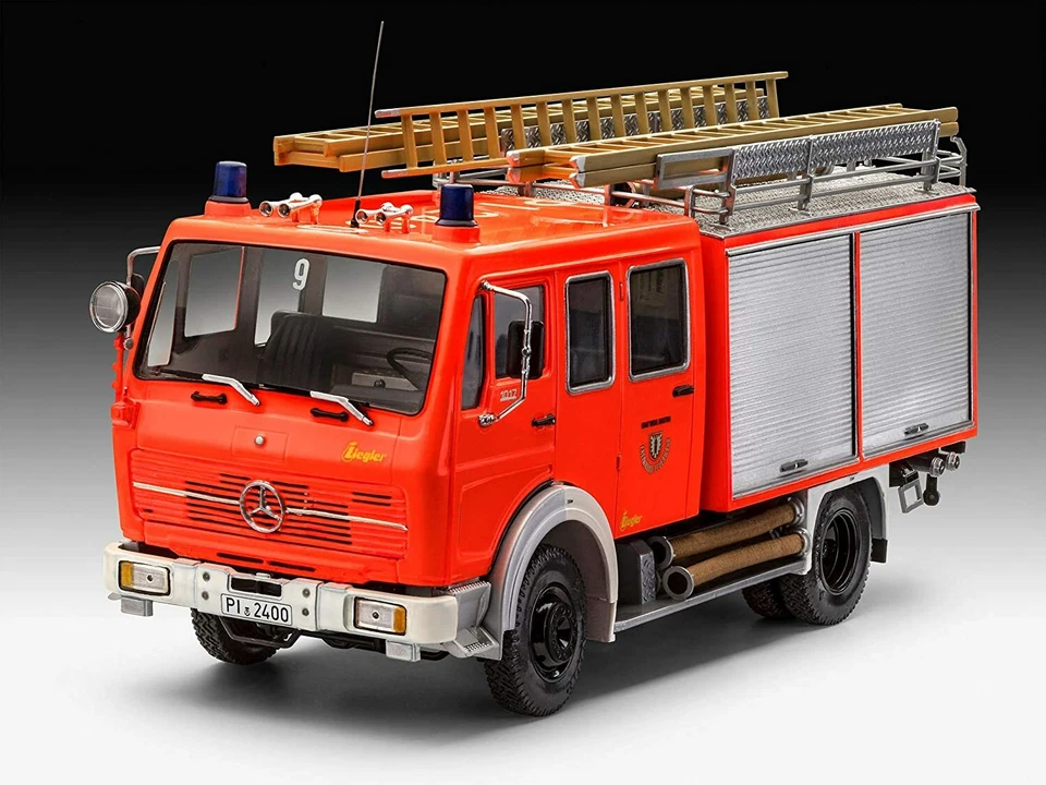 Revell 07655 Mercedes Camion Dei Pompieri Kit Modello Edizione Limitata 1/24 - Immagine 2 di 3
